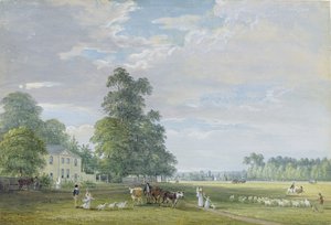 エガム近くのエングルフィールドグリーン 作： Paul Sandby
