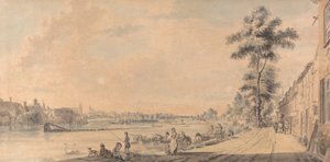 南から来たイートン・カレッジ 作： Paul Sandby