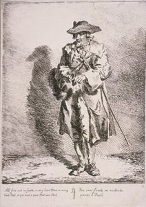 フリントと鋼の売り手、クライズ オブ ロンドン、1760 年 作： Paul Sandby
