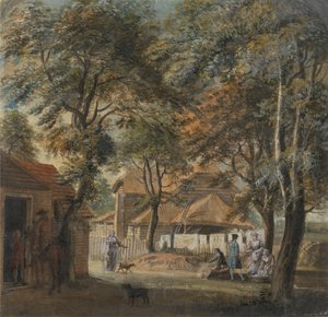 ハーフウェイ ハウス、サドラーズ ウェルズ 作： Paul Sandby