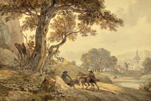 風景 作： Paul Sandby