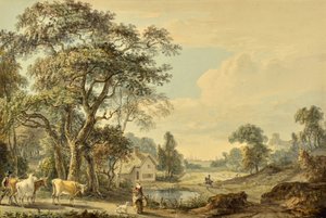 風景 作： Paul Sandby