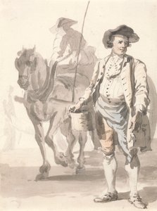 London Cries: A Tinker and His Wife (ティンカーと彼の妻) 作： Paul Sandby