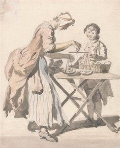 London Chora: "Black Heart Cherries..." 作： Paul Sandby