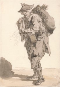 London Cries: 小さな石炭またはブラシ 作： Paul Sandby
