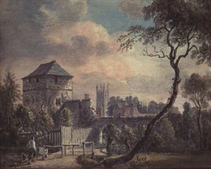 マグダレン・タワー、オックスフォード 作： Paul Sandby