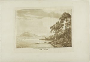 ウェールズ十二景より10枚目、Pimble Meer 作： Paul Sandby