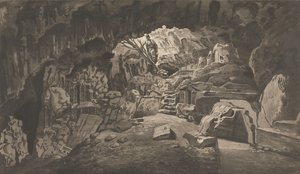 レバントの景色: アルキダモスの神聖な洞窟