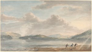 ブリトン フェリーの潮の満ち引き 作： Paul Sandby