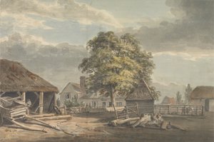 ウッドヤード、グレートウィンザーパーク 作： Paul Sandby