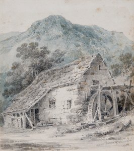 ディナス・マウドウィ近郊 作： Paul Sandby Munn