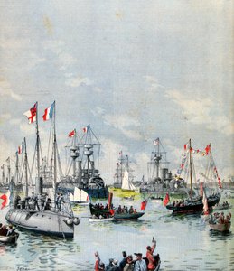 ポーツマス港のフランス船団、1891 年