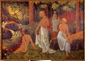 水浴客 ポール・セルジエ（1863-1927）の絵画 1908年 パリ市立近代美術館 作： Paul Sérusier