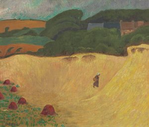 ル・プルドゥのレ・グラン・サーブルのビーチ 作： Paul Sérusier