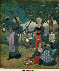 バラの花輪 作： Paul Sérusier