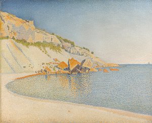 カシス、キャップロンバード。 1889 作： Paul Signac