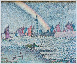 オンフルール港への入り口 作： Paul Signac