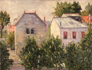 Asnieresの庭 作： Paul Signac