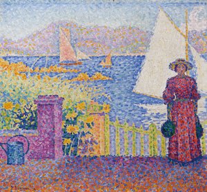 サントロペ門。 作： Paul Signac