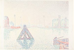 オランダのブイ 作： Paul Signac