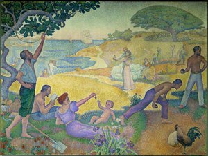 ハーモニーの時。 黄金時代は過去にあるのではなく、1896 年の未来にある. 作： Paul Signac