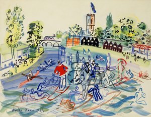 ラロシェル港、1927年 作： Paul Signac