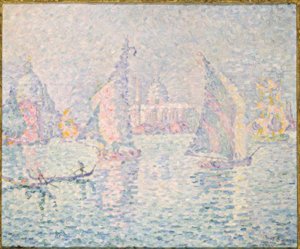 緑の霧、ヴェネツィア 作： Paul Signac