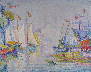 金角湾、朝 作： Paul Signac