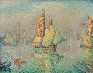 ラグナ、黄色のベール 作： Paul Signac