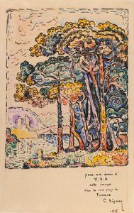 風景、1915年。 作： Paul Signac