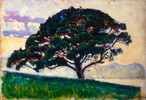 ラージパイン、サントロペ、1892年から1893年。 作： Paul Signac
