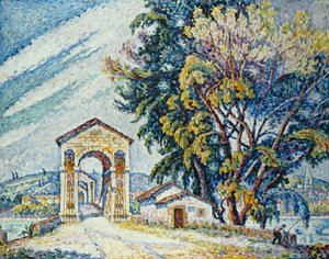 ルポンアブールサンアンデオル、1926 作： Paul Signac