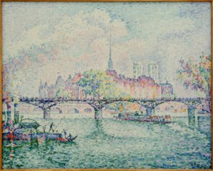 ポンデザール（Der Pont des Arts） 作： Paul Signac
