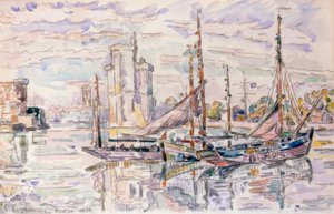 ラロシェル港 作： Paul Signac