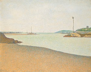 レバリーズ、サンブリアック、1890年 作： Paul Signac