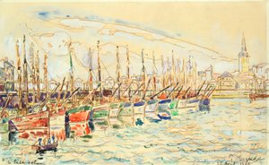 レサーブルデュオロンヌ、1922年 作： Paul Signac