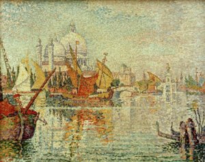 ジュデッカの係留（ベニス） 作： Paul Signac