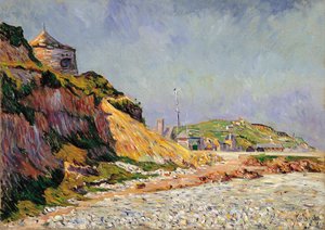 ポルタンベッサン、ビーチ 作： Paul Signac