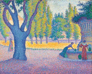 サントロペ、フォンテーヌデシラミ 作： Paul Signac
