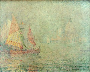ヴェネツィア、霧 作： Paul Signac