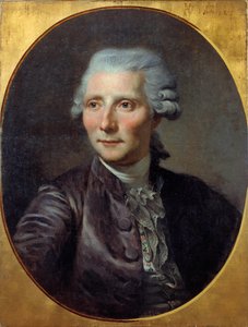 男性の肖像（以前はピエール・オーギュスタン・カロン・ド・ボーマルシェ（1732 - 1799）とされていた。ポール・コンスタント・ソワイエ（1823-1903）による絵画（ジャン・バティスト・グルーズの絵画から）、油彩・キャンバス 作： Paul Soyer