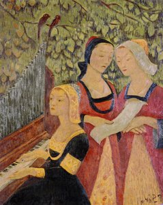 ブルトンの女性（オイル） 作： Paul Sérusier