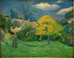 ブルトンは洗濯所に行く 作： Paul Sérusier