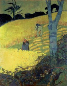 収穫シーン 作： Paul Sérusier