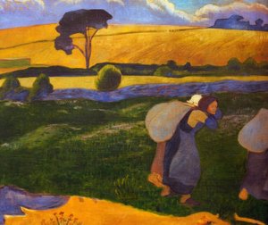 ベランジェネットのレ・ラヴァンディエール 作： Paul Sérusier