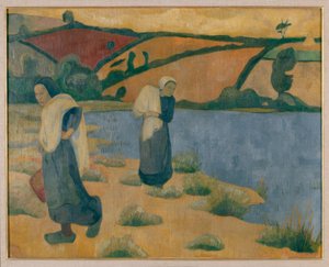 Le Pouldu近くのLaïtaの洗濯機 作： Paul Sérusier