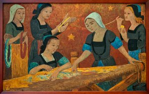 Paul Louis Serusier（1864-1927）。"La Tapesserie" 作： Paul Sérusier