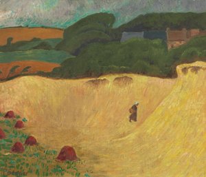 ル・プルドゥのレ・グラン・サーブルのビーチ 作： Paul Sérusier