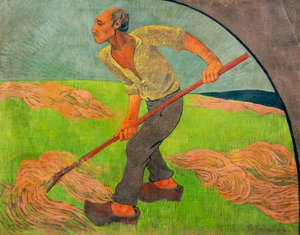 ヘイメーカー、ヴァンゴッホへのオマージュ、1892年 作： Paul Sérusier