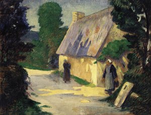 村の道、1890 作： Paul Sérusier